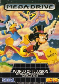 World of Illusion Starring Mickey Mouse and Donald Duck - Box - Front