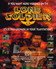 Lone Soldier - Advertisement Flyer - Front