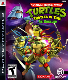 Teenage Mutant Ninja Turtles: Turtles in Time Re-Shelled - Fanart - Box - Front
