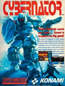 Cybernator - Advertisement Flyer - Front