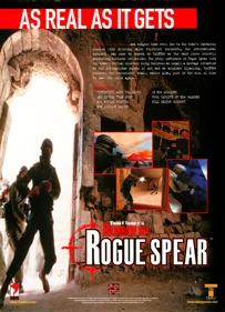 Tom Clancy's Rainbow Six: Rogue Spear - Advertisement Flyer - Front