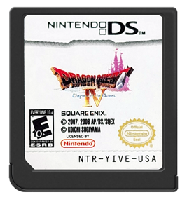 Dragon Quest IV: Chapters of the Chosen - Cart - Front Image