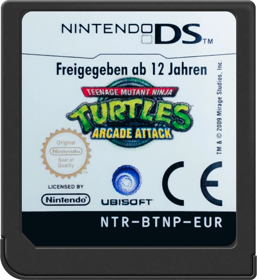 Teenage Mutant Ninja Turtles: Arcade Attack - Cart - Front Image