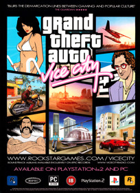 Grand Theft Auto: Vice City - Advertisement Flyer - Front