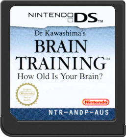 Brain Age: Train Your Brain in Minutes a Day! - Cart - Front