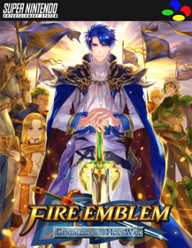 Fire Emblem - Genealogy of Holy-War - Fanart - Box - Front