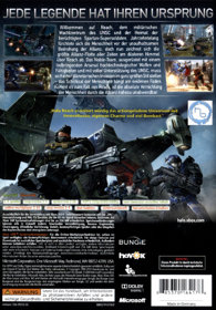 Halo: Reach - Box - Back