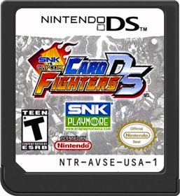 SNK vs. Capcom Card Fighters DS - Cart - Front