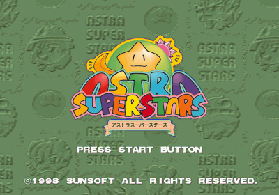 Astra Superstars - Screenshot - Game Title