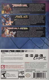 Don Bluth Presents: Dragon's Lair Trilogy - Box - Back