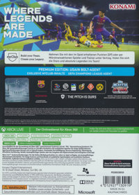 PES 2018: Pro Evolution Soccer - Box - Back