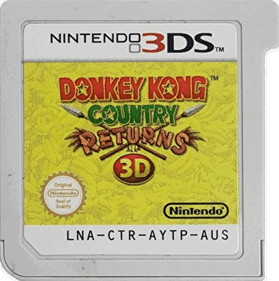 Donkey Kong Country Returns 3D - Cart - Front
