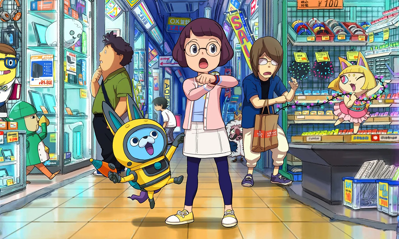 Yo-kai Watch 3 - Fanart - Background