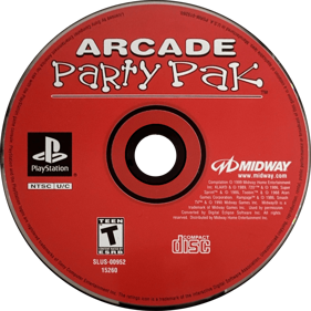 Arcade Party Pak - Disc Image