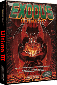 Exodus: Ultima III - Box - 3D Image