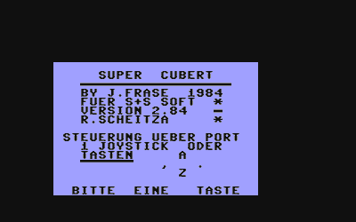 3D Cubert 64 - Screenshot - Game Title Image
