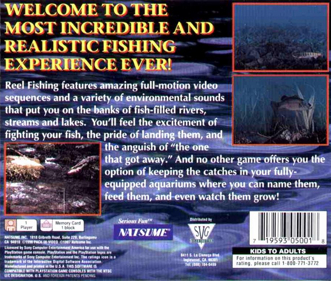 Reel Fishing - Box - Back Image