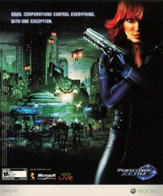 Perfect Dark Zero - Advertisement Flyer - Front