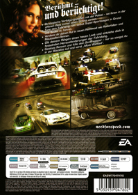 Need for Speed: Most Wanted (2005) - Box - Back