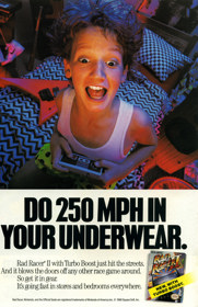 Rad Racer II - Advertisement Flyer - Front