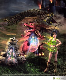 Kameo: Elements of Power - Advertisement Flyer - Front