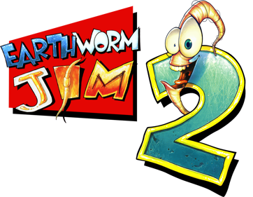 Earthworm Jim 2 - Clear Logo Image