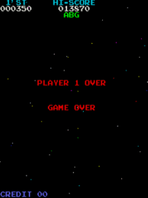 Moon Cresta - Screenshot - Game Over