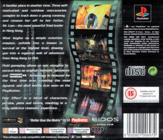 Fear Effect - Box - Back Image