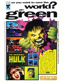 The Incredible Hulk - Advertisement Flyer - Front