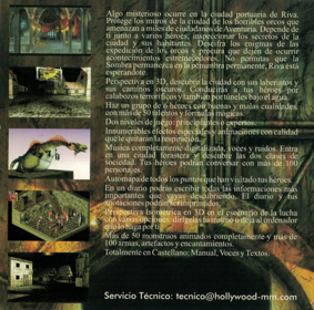 Realms of Arkania III: Shadows over Riva - Box - Back