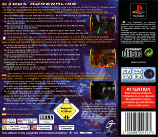 Streak Hoverboard Racing - Box - Back Image