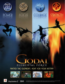 GoDai: Elemental Force - Advertisement Flyer - Front