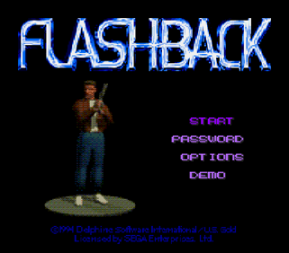 Flashback: The Quest for Identity - Screenshot - Game Title Image