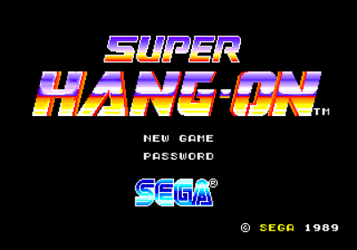 Super Hang-On - Screenshot - Game Title Image