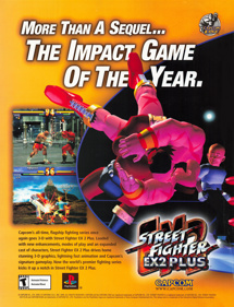 Street Fighter EX 2 Plus - Advertisement Flyer - Front