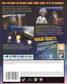 Back to the Future: The Game 30th Anniversary Edition - Box - Back