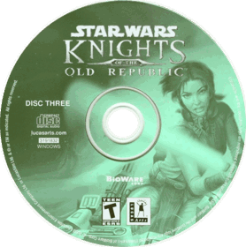 Star Wars: Knights of the Old Republic - Disc