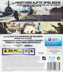 Call of Duty: Modern Warfare 3 - Box - Back