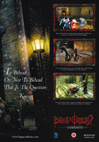 The Legacy of Kain Series: Blood Omen 2 - Advertisement Flyer - Front