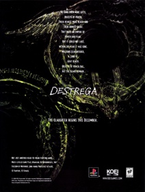 Destrega - Advertisement Flyer - Front