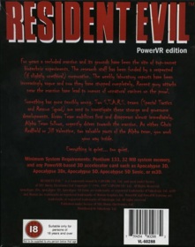 Resident Evil - Box - Back