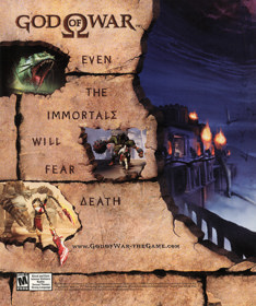 God of War - Advertisement Flyer - Front