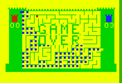 Amazing Maze / Tic-Tac-Toe - Screenshot - Game Over