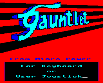 Gauntlet - Screenshot - Game Title