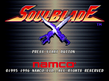 Soul Blade - Screenshot - Game Title Image