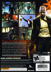 Hitman: Blood Money - Box - Back Image