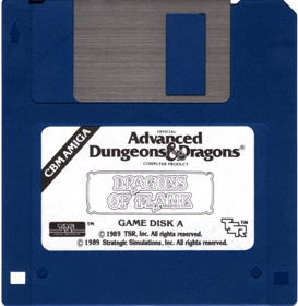 Dragons of Flame - Disc Image