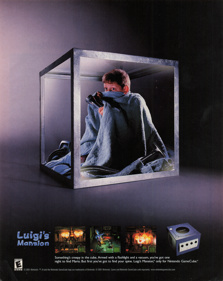Luigi's Mansion - Advertisement Flyer - Front