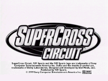 Supercross Circuit - Screenshot - Game Title