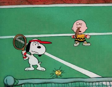 Snoopy Tennis - Fanart - Background